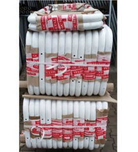 Bariera chodnikowa U-12a olsztyńska | do wkopania, wbetonowania, biało-czerwona